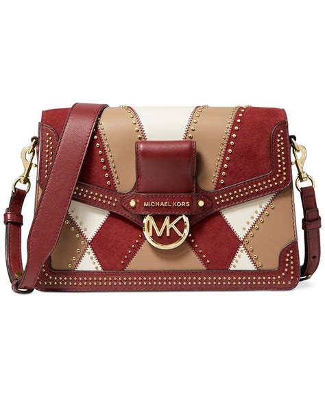 michael michael kors jessie flap leather shoulder ba|Michael Kors Jessie Large Flap Leather Shoulder Bag.